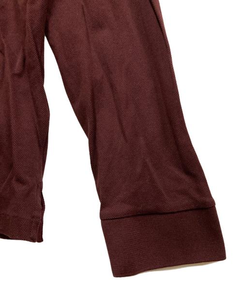 RALPH LAUREN Purple Label（ラルフ ローレン パープル レーベル）RALPH LAUREN Purple Label (ラルフ ローレン パープル レーベル) 長袖ポロシャツ バーガンディー サイズ:SIZE Lの古着・服飾アイテム