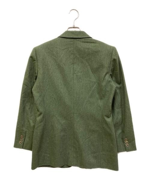 Burberry's（バーバリー）Burberry's (バーバリーズ) テーラードジャケット グリーン サイズ:9号の古着・服飾アイテム