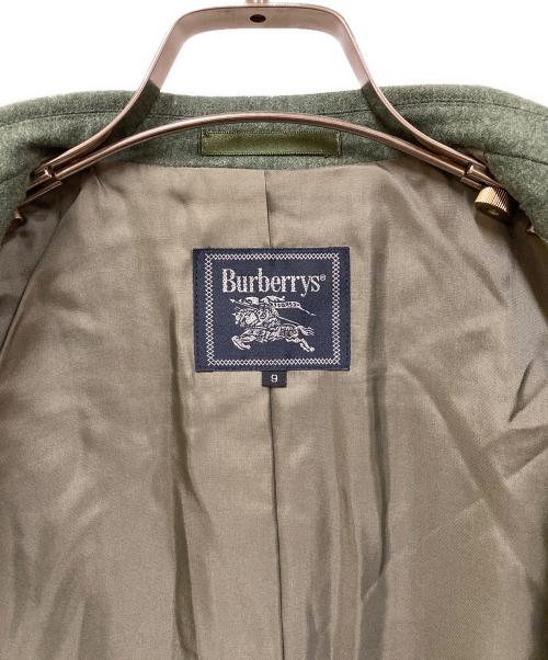 Burberry's（バーバリー）Burberry's (バーバリーズ) テーラードジャケット グリーン サイズ:9号の古着・服飾アイテム