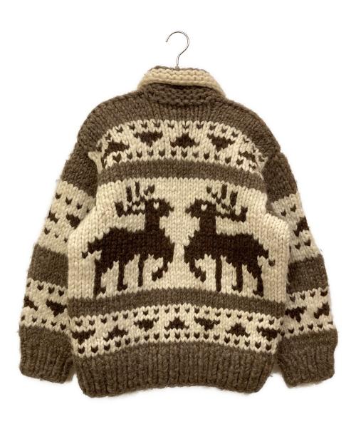 Cawichan（カウチン）Cawichan (カウチン) カウチンニットカーディガン ブラウン サイズ:表記なしの古着・服飾アイテム