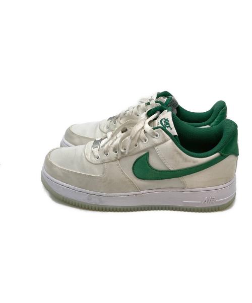 NIKE（ナイキ）NIKE (ナイキ) Women's Air Force 1 Low atin Green サイズ:27の古着・服飾アイテム