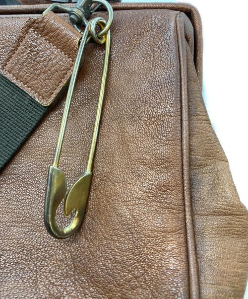 CHRISTIAN PEAU（クリスチャンポー）CHRISTIAN PEAU (クリスチャンポー) 2WAYレザーショルダーバッグ ブラウンの古着・服飾アイテム