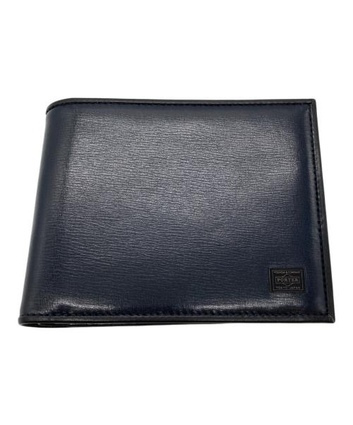 PORTER（ポーター）PORTER (ポーター) 2つ折り財布 ネイビーの古着・服飾アイテム
