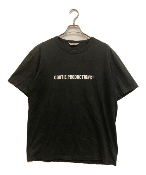 COOTIE PRODUCTIONS（クーティープロダクツ）COOTIE PRODUCTIONS (クーティープロダクツ) ロゴプリントTシャツ ブラック サイズ:XLの古着・服飾アイテム