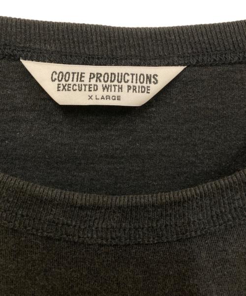 COOTIE PRODUCTIONS（クーティープロダクツ）COOTIE PRODUCTIONS (クーティープロダクツ) ロゴプリントTシャツ ブラック サイズ:XLの古着・服飾アイテム