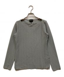 EMPORIO ARMANI（エンポリオアルマーニ）の古着「プリーツカットソー」｜グレー