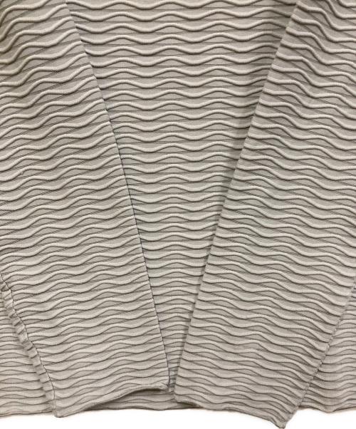 EMPORIO ARMANI（エンポリオアルマーニ）EMPORIO ARMANI (エンポリオアルマーニ) プリーツカットソー グレー サイズ:Sの古着・服飾アイテム