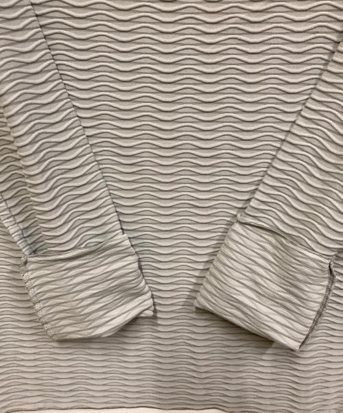 EMPORIO ARMANI（エンポリオアルマーニ）EMPORIO ARMANI (エンポリオアルマーニ) プリーツカットソー グレー サイズ:Sの古着・服飾アイテム