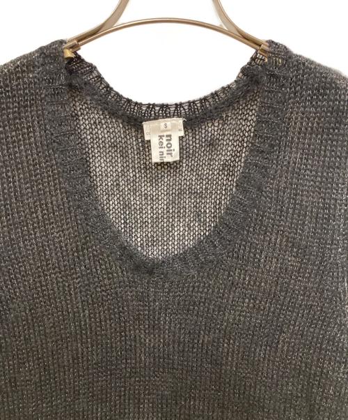 noir kei ninomiya（ノワール ケイ ニノミヤ）noir kei ninomiya (ノワール ケイ ニノミヤ) セミシアートップ ブラック サイズ:Sの古着・服飾アイテム