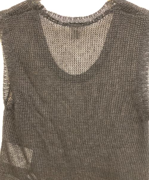 noir kei ninomiya（ノワール ケイ ニノミヤ）noir kei ninomiya (ノワール ケイ ニノミヤ) セミシアートップ ブラック サイズ:Sの古着・服飾アイテム