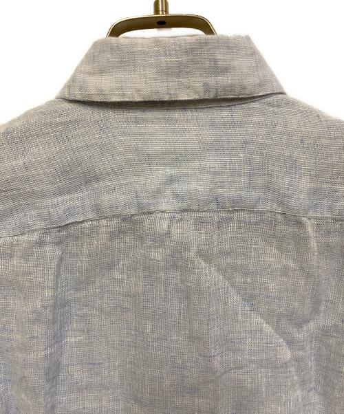 finamore（フィナモレ）Finamore (フィナモレ) リネンシャツ ブルー サイズ:38の古着・服飾アイテム