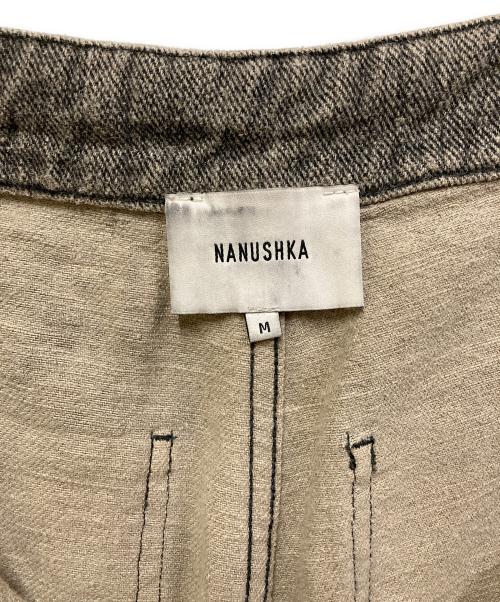 nanushka（ナヌーシュカ）nanushka (ナヌーシュカ) リネン混デニムパンツ グレー サイズ:SIZE Mの古着・服飾アイテム