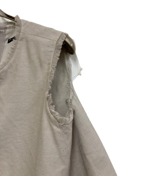 martinique（マルティニーク）martinique (マルティニーク) サマーツイードテントラインワンピース グレー サイズ:FREEの古着・服飾アイテム