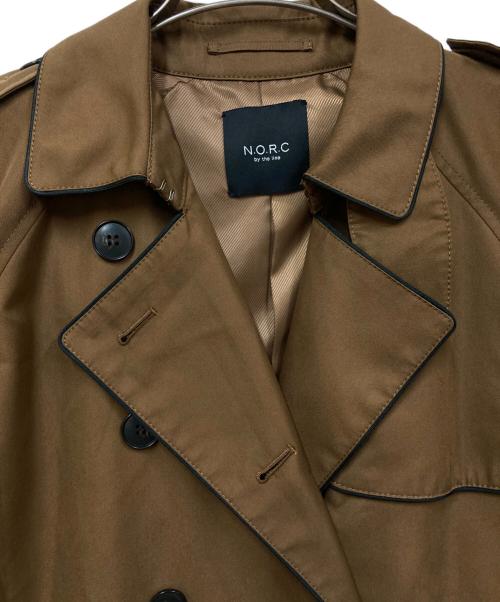 N.O.R.C（ノーク）N.O.R.C (ノーク) トレンチコート ブラウン サイズ:1.5の古着・服飾アイテム
