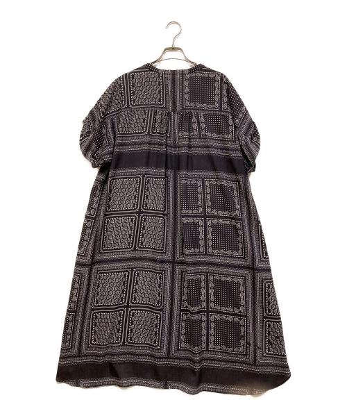 Traditional Weatherwear（トラディショナルウェザーウェア）Traditional Weatherwear (トラディショナルウェザーウェア) GATHERED CAFTAN SHORT SLEEVE ONE-PIECE ブラック サイズ:SIZE Sの古着・服飾アイテム