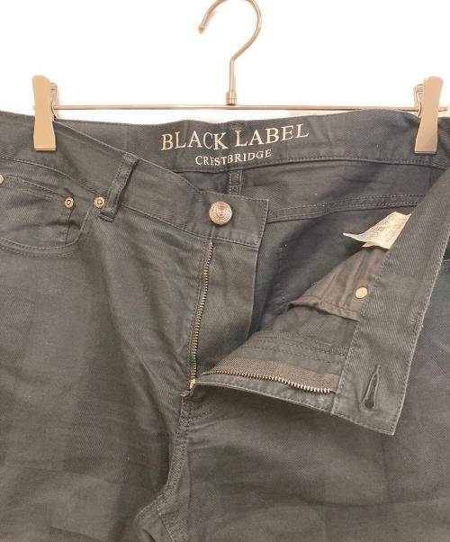 BLACK LABEL CRESTBRIDGE（ブラックレーベル クレストブリッジ）BLACK LABEL CRESTBRIDGE (ブラックレーベル クレストブリッジ) シャドーチェックパンツ ブラック サイズ:SIZE LLの古着・服飾アイテム