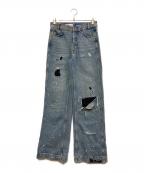 ZARA×ADER errorザラ×アーダーエラー）の古着「Patchwork Jeans Blue」｜ブルー