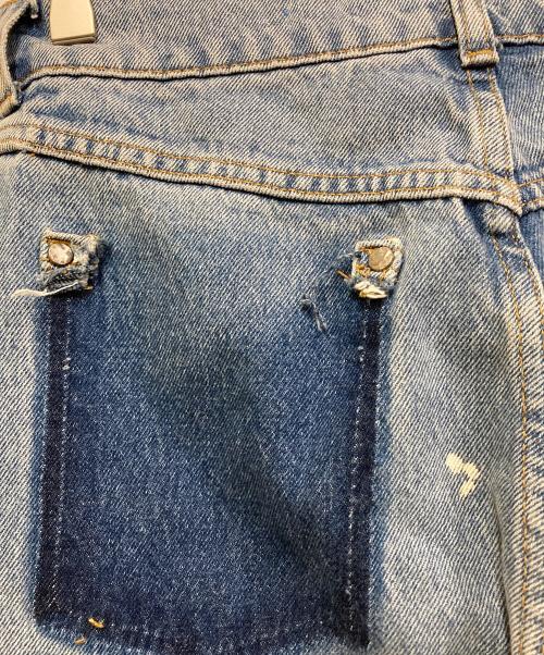 ZARA（ザラ）ZARA (ザラ) ADER error (アーダーエラー) Patchwork Jeans Blue ブルー サイズ:SIZE　XSの古着・服飾アイテム