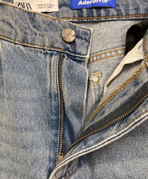 ZARA（ザラ）ZARA (ザラ) ADER error (アーダーエラー) Patchwork Jeans Blue ブルー サイズ:SIZE　XSの古着・服飾アイテム