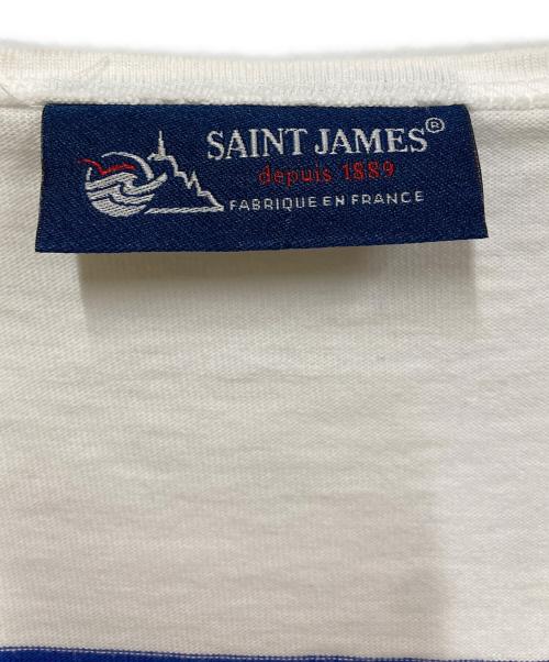 SAINT JAMES（セントジェームス）SAINT JAMES (セントジェームス) バスクシャツ ホワイト サイズ:france 5-46の古着・服飾アイテム