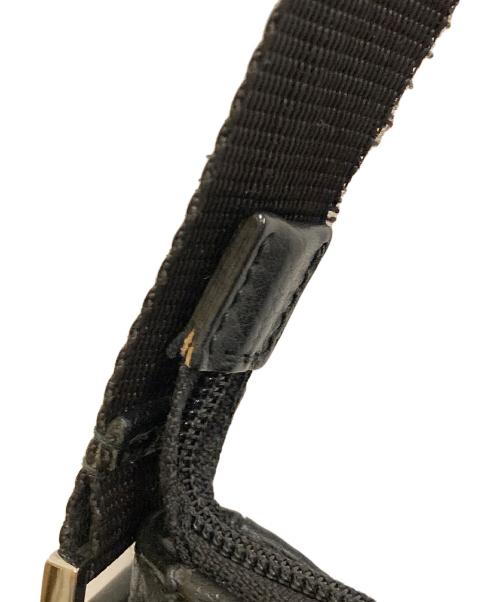 GUCCI（グッチ）GUCCI (グッチ) レザーショルダーバッグ ブラックの古着・服飾アイテム