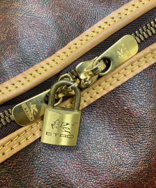 ETRO（エトロ）ETRO (エトロ) ボストンバッグ レッドの古着・服飾アイテム