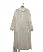 ANAYIアナイ）の古着「シアーシャツワンピース」｜ホワイト