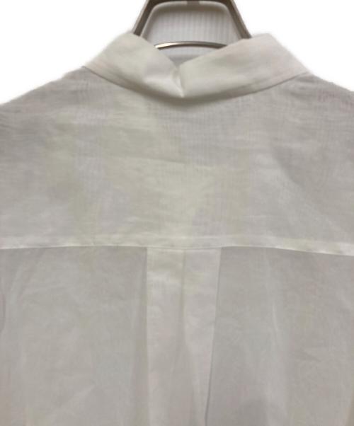 ANAYI（アナイ）ANAYI (アナイ) シアーシャツワンピース ホワイト サイズ:38 未使用品の古着・服飾アイテム