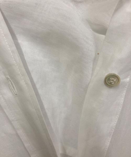 ANAYI（アナイ）ANAYI (アナイ) シアーシャツワンピース ホワイト サイズ:38 未使用品の古着・服飾アイテム