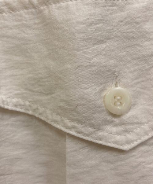 FRAMeWORK（フレームワーク）FRAMeWORK (フレームワーク) シアーシルク混ワークシャツ ホワイト サイズ:FREEの古着・服飾アイテム