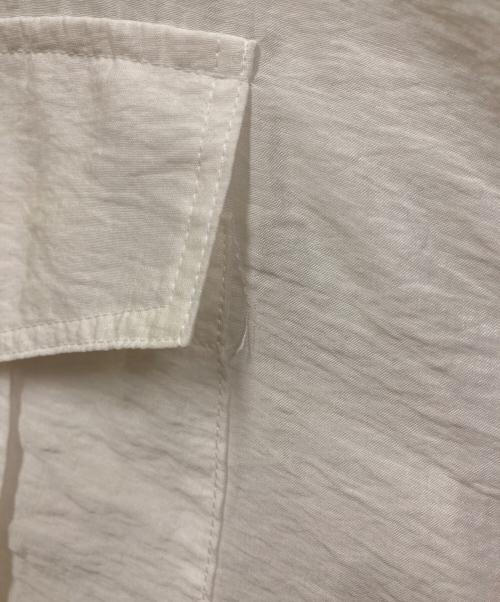 FRAMeWORK（フレームワーク）FRAMeWORK (フレームワーク) シアーシルク混ワークシャツ ホワイト サイズ:FREEの古着・服飾アイテム