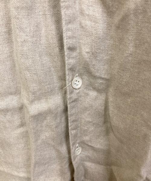 Gauze（ガーゼ）Gauze (ガーゼ) リネンシャツワンピース ベージュ サイズ:Freeの古着・服飾アイテム