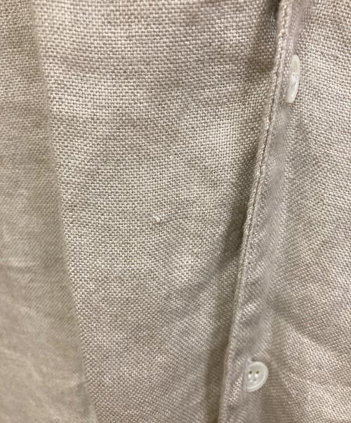 Gauze（ガーゼ）Gauze (ガーゼ) リネンシャツワンピース ベージュ サイズ:Freeの古着・服飾アイテム