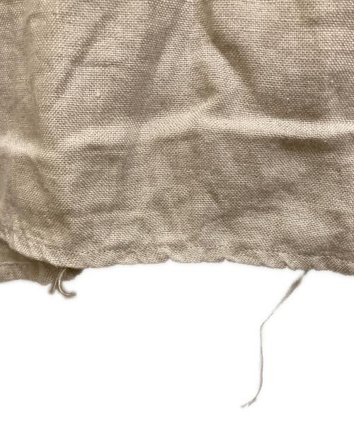 Gauze（ガーゼ）Gauze (ガーゼ) リネンシャツワンピース ベージュ サイズ:Freeの古着・服飾アイテム