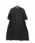 maison de soil（メゾンドソイル）の古着「ピンタックリネンシャツワンピース」｜ブラック