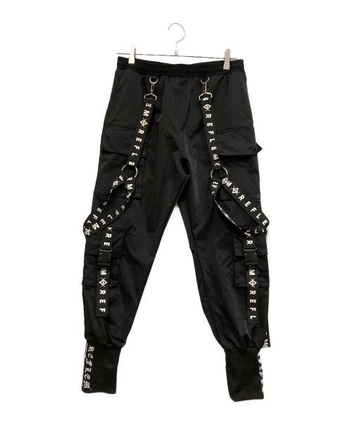 REFLEM（レフレム）REFLEM (レフレム) ハーネスロゴベルトカーゴパンツ ブラック サイズ:SIZE Freeの古着・服飾アイテム