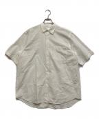 COMOLIコモリ）の古着「ショートスリーブシャツ」｜ホワイト