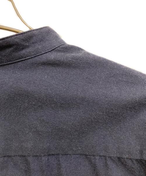 COMOLI（コモリ）COMOLI (コモリ) コットンネル バンドカラーシャツ ネイビー サイズ:SIZE ２の古着・服飾アイテム