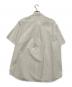 STEVEN ALAN (スティーブンアラン) COTTON TYPEWRITER REVERSE SEAM SHORT SLEEVE SHIRT ホワイト サイズ:SIZE L：3500円