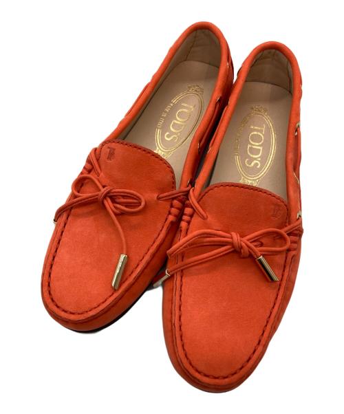 TOD'S（トッズ）TOD'S (トッズ) ドライビングシューズ オレンジ サイズ:SIZE 34の古着・服飾アイテム