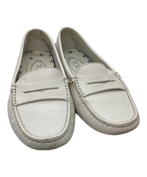 TOD'S（トッズ）TOD'S (トッズ) ローファー ホワイト サイズ:34 2/1の古着・服飾アイテム