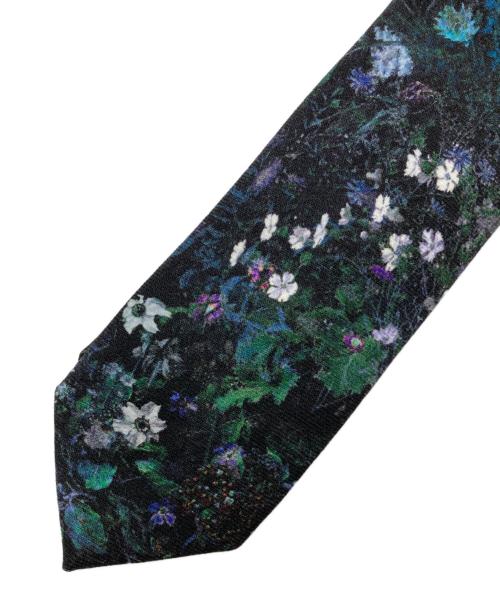 LAD MUSICIAN（ラッドミュージシャン）LAD MUSICIAN (ラッドミュージシャン) 花柄ネクタイ ブラック サイズ:不明の古着・服飾アイテム