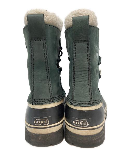 CARIBOU（カリブー）CARIBOU (カリブー) スノーブーツ ブラック×グリーン サイズ:SIZE 24cmの古着・服飾アイテム