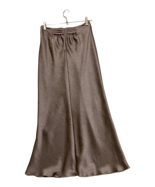 IENA（イエナ）IENA (イエナ) ダブルサテンスカート ベージュ サイズ:SIZE 38の古着・服飾アイテム