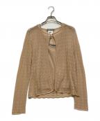 MaxMaraマックスマーラ）の古着「MaxMara　カーディガン」｜ベージュ