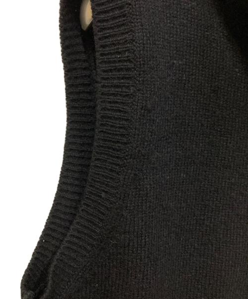 MARGARET HOWELL（マーガレットハウエル）MARGARET HOWELL (マーガレットハウエル) ニットベスト ブラック サイズ:SIZE Mの古着・服飾アイテム