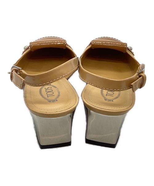 TOD'S（トッズ）TOD'S (トッズ) パンプス マスタード サイズ:9.5号の古着・服飾アイテム