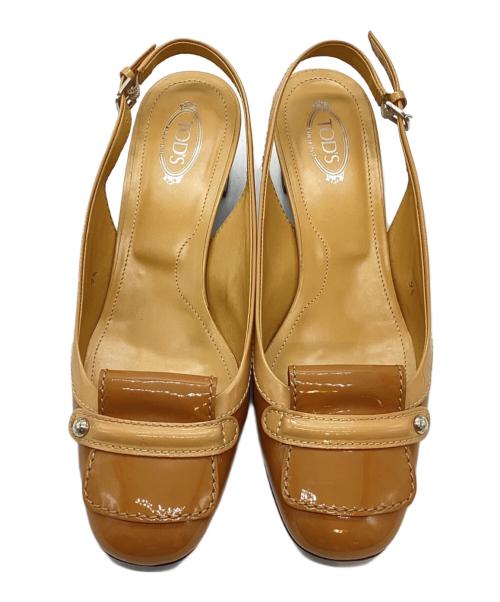 TOD'S（トッズ）TOD'S (トッズ) パンプス マスタード サイズ:9.5号の古着・服飾アイテム