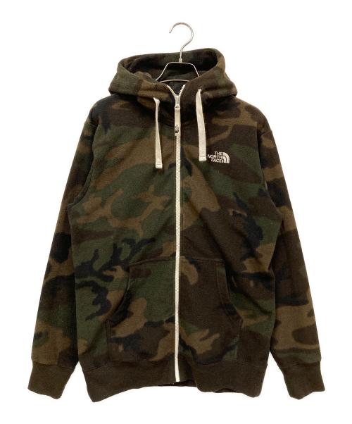 THE NORTH FACE（ザ ノース フェイス）THE NORTH FACE (ザ ノース フェイス) REARVIEW CAMO FLEECE HOODIE オリーブ サイズ:SIZE Mの古着・服飾アイテム