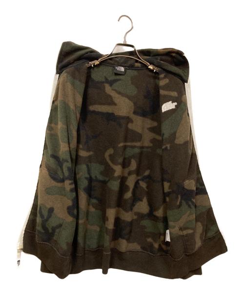 THE NORTH FACE（ザ ノース フェイス）THE NORTH FACE (ザ ノース フェイス) REARVIEW CAMO FLEECE HOODIE オリーブ サイズ:SIZE Mの古着・服飾アイテム